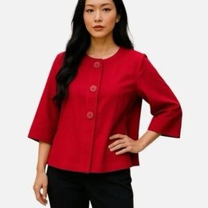 Chico's Vibrant Red Jacket